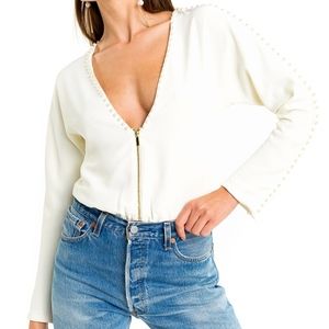 WILDFOX PEARL TRIUMPH BODYSUIT NWOT!